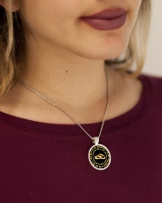 TO MY HUSBAND Metallic Circle Necklace aos-necklace-circle-metallic-lifestyle-1