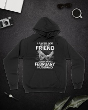 Birthday -February Birthday -February Birthday tee Hooded Sweatshirt lifestyle-unisex-hoodie-front-9