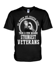 SWEATSHIRT STRONGEST VETERANS V-Neck T-Shirt thumbnail