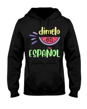 Dimelo En Espanol Bilingual Spanish Teache Hooded Sweatshirt thumbnail
