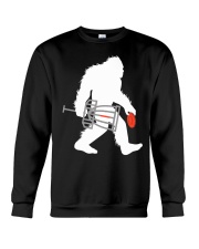 Bigfoot Disc Golf Cryptid Sasquatch Disc Go Crewneck Sweatshirt thumbnail
