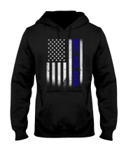 Best Dad Ever American Flag Police T- Hooded Sweatshirt thumbnail