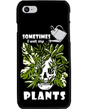 Sometimes I wet my plants Phone Case tile