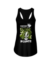 Sometimes I wet my plants Ladies Flowy Tank tile