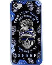 Your first mistake Metal Pattern Print Phone Case i-phone-8-case