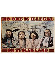 No one is illegal 17x11 Poster front