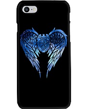 My love wears a badge Phone Case tile