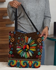 Hippie soul leather pattern print All-over Tote aos-all-over-tote-lifestyle-front-10