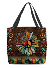 Hippie soul leather pattern print All-over Tote back