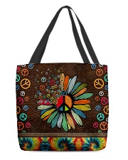 Hippie soul leather pattern print All-over Tote front