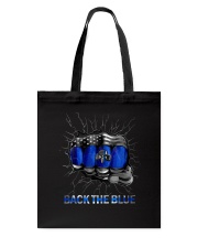 Back the blue Tote Bag tile