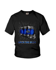 Back the blue Youth T-Shirt tile