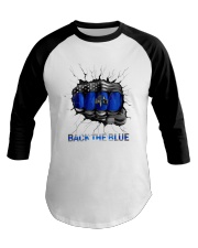 Back the blue Baseball Tee tile