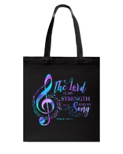 The Lord is my song Tote Bag tile
