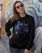 The Lord is my song Crewneck Sweatshirt lifestyle-unisex-sweatshirt-front-3