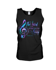 The Lord is my song Unisex Tank tile