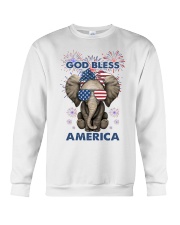 God bless America Independence day Crewneck Sweatshirt front