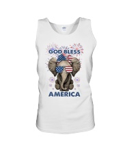 God bless America Independence day Unisex Tank tile