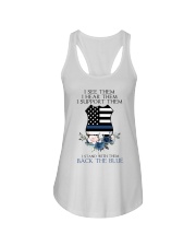 I see them I hear them Ladies Flowy Tank tile