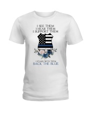 I see them I hear them Ladies T-Shirt tile