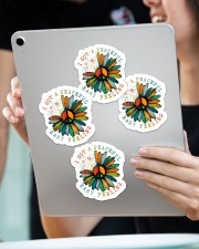 I got a peaceful easy feeling Sticker - 4 pack (Vertical) aos-sticker-4-pack-vertical-lifestyle-front-11