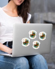 I got a peaceful easy feeling Sticker - 4 pack (Vertical) aos-sticker-4-pack-vertical-lifestyle-front-15