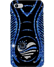 Blue sunflower Phone Case i-phone-8-case