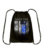 Back the blue Drawstring Bag tile