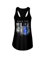 Back the blue Ladies Flowy Tank tile