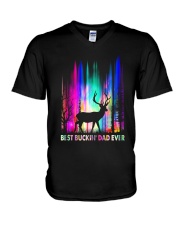 Best Buckin' Dad Ever V-Neck T-Shirt tile