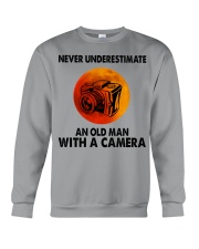 Never underestimate an old man Crewneck Sweatshirt tile