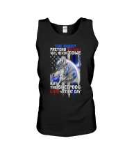The sheep pretend the wolf Unisex Tank tile