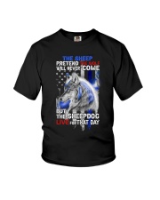 The sheep pretend the wolf Youth T-Shirt tile