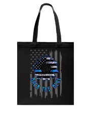 Back the blue Tote Bag tile