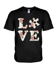 AUTISM AWARENESS V-Neck T-Shirt tile