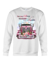 Trucker's wife Crewneck Sweatshirt tile