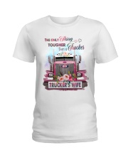 Trucker's wife Ladies T-Shirt tile