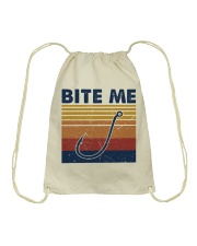 Bite me Drawstring Bag tile