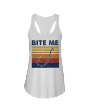Bite me Ladies Flowy Tank tile
