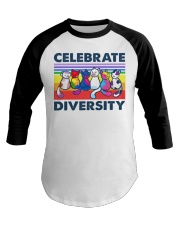 Celebrate diversity Baseball Tee tile