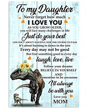 To my daughter 11x17 Poster front