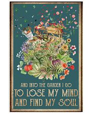 And into the garden I go 11x17 Poster front