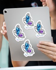 Sparkle butterfly Sticker - 4 pack (Vertical) aos-sticker-4-pack-vertical-lifestyle-front-11