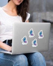 Sparkle butterfly Sticker - 4 pack (Vertical) aos-sticker-4-pack-vertical-lifestyle-front-15