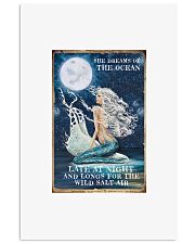 She dreams of the ocean 11x17 Poster front