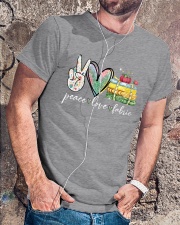Peace Love Fabric Classic T-Shirt lifestyle-mens-crewneck-front-4