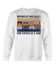 Driving my wife crazy Crewneck Sweatshirt tile