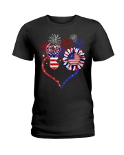 American Independence day Ladies T-Shirt tile