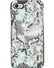 Merry Christmas Metal Pattern Print Phone Case i-phone-8-case