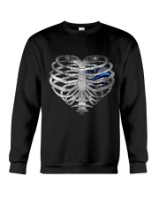 Blue line Halloween Crewneck Sweatshirt tile